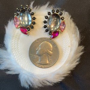 🔥PRICE DROP🔥BANANA REPUB earrings NWOT gray pink